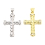Латунные микро проложить кубического циркония подвески, крест прелести, долговечный, стойки покрытие, без свинца и без кадмия, ионное покрытие (ip)
