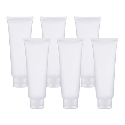 Flip Cap Plastic Squeeze Bottle, Makeup Hoses, Facial Cleanser Tube, Portable Travel Refillable Bottle