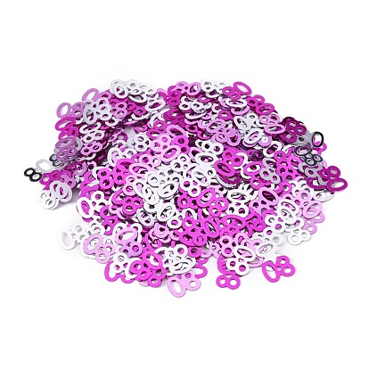80 Confetti, 80th Birthday Decorations, for Birthday Table Decor Party Favors