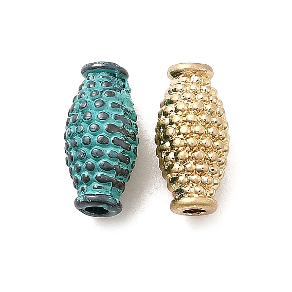 Сплавочные овальные бусины тибетского стиля , без кадмия, без никеля и без свинца, долговечный