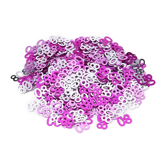 80 Confetti, 80th Birthday Decorations, for Birthday Table Decor Party Favors