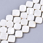Natural Freshwater Shell Beads Strands, Rhombus