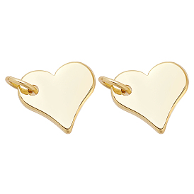 Brass Charms, Heart