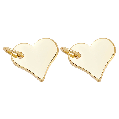 Brass Charms, Heart