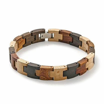 Деревянные браслеты для часов для женщин и мужчин, с 304 застежкой из нержавеющей стали