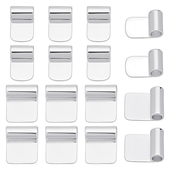 18 шт. 2 стили стойка покрытие латунь клееная плоская площадка скобы