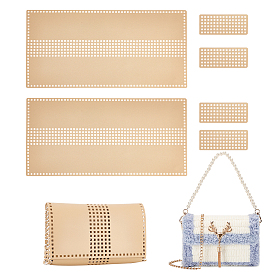 Набор для вязания сумки из искусственной кожи своими руками для изготовления кошелька, кожаное дно сумки