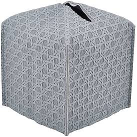 1коробки для салфеток из искусственной кожи с перекрестной текстурой, держатель для салфеток, квадратный