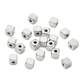 304 Stainless Steel Spacer Beads, Cube, Tarnish Free