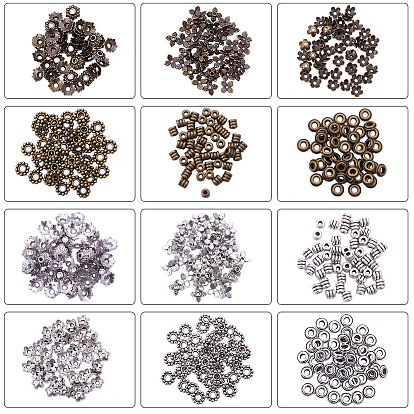 Колпачки для бусин и разделители для бусин в тибетском стиле