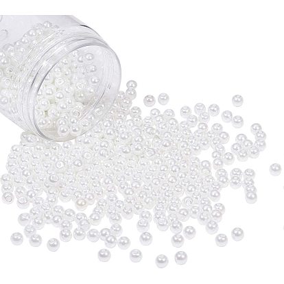 Perles de verre teintées écologiques, ronde