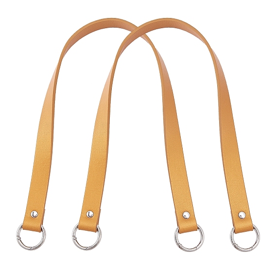 2шт. Ремень из искусственной кожи на плечо, с фурнитурой из цинкового сплава, для замены ремней для мешков