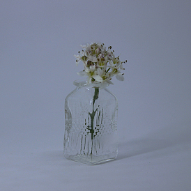 High Borosilicate Glass Vase Miniature Ornaments, Micro Landscape Garden Dollhouse Accessories, Pretending Prop Decorations, Rectangle