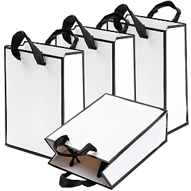 10шт. прямоугольные бумажные пакеты, с ручками, для подарочных пакетов и сумок