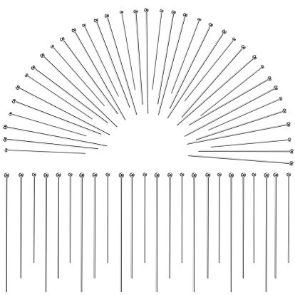 300 шт. 3 стили 304 штифты с шаровой головкой из нержавеющей стали