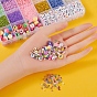 DIY Seed Beads Bracelet Making Kit, Including Glass Seed Beads, Polymer Clay & CCB Plastic & Acrylic Beads, Elastic Thread