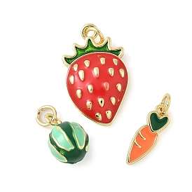 Латунь эмаль подвески, с целью перехода в кольце, без свинца и без кадмия, долговечный, стойки покрытие, реальный 18 k позолоченный