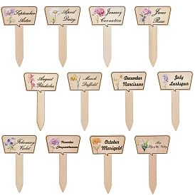 2 деревянные пакеты с этикетками для растений, садовые маркеры, Теги растений, для садовых мини-маркеров для теплиц