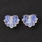 Transparent Acrylic Beads, Glitter Powder, Leaf