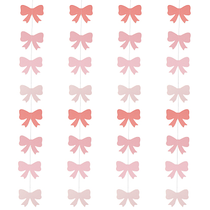 8 шт. бумажные флаги-банты с бантом, для празднования дня рождения