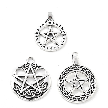 Сплавочные подвески тибетского стиля, звезды прелести