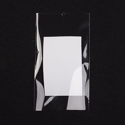 Opp sacs de cellophane, rectangle, 12x7 cm