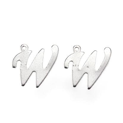 304 Stahl Brief Anhänger aus rostfreiem, letter.w