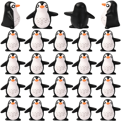 25шт. пластиковые украшения для показа пингвинов, для украшения рабочего стола домашнего офиса
