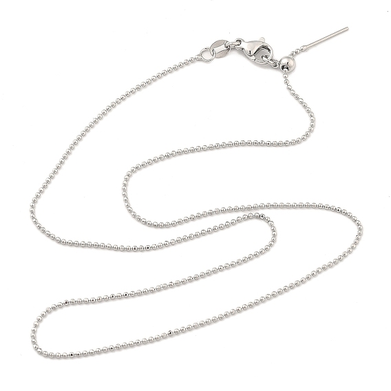 Регулируемые слайдер латунные шариковые цепочки ожерелья для мужчин и женщин, долговечный