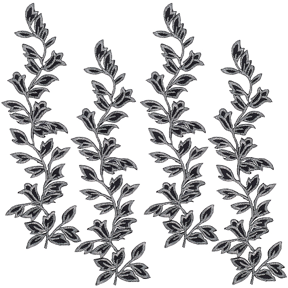 4 шт. полиэстеровые заплатки для термоприклеивания/пришивания, термоклей, аппликации из ткани, лист