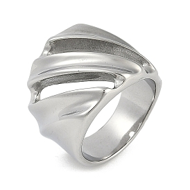 304 Stainless Steel Finger Rings, Plain Band Rings for Women