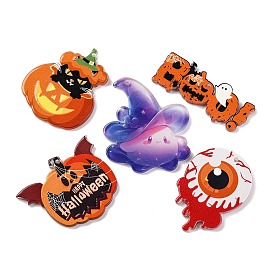 Halloween Theme Opaque Acrylic Pendants