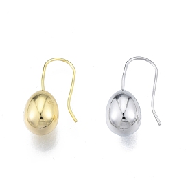 Brass Teardrop Dangle Earrings for Women