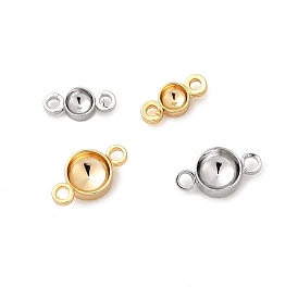 Плоские круглые латунные оправы для страз, без никеля 