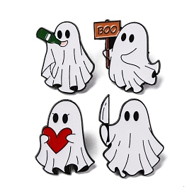 Halloween Ghost Zinc Alloy Enamel Pin Brooches