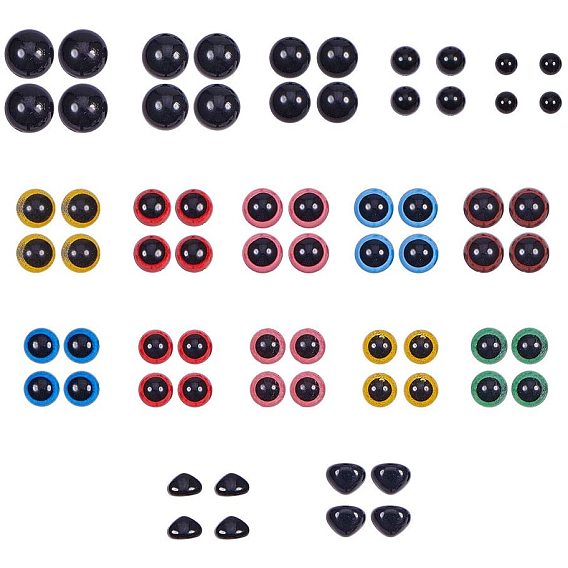 Ремесло пластиковые куклы глаза мягкую игрушку глаза, безопасные глазки и пластиковые кукольные носы