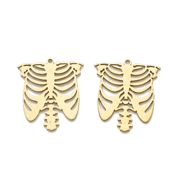 201 подвески из нержавеющей стали, лазерная резка, скелет очарование