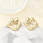 Brass Stud Earrings for Women, Lip