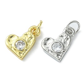 Стойка металлическая латунная микропрофилированная кубическая циркония подвески, долговечный, без свинца и без кадмия, шарма сердца