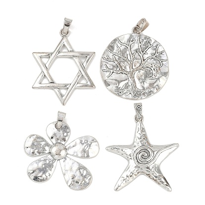 Тибетский сплав стиля большие кулоны, античное серебро