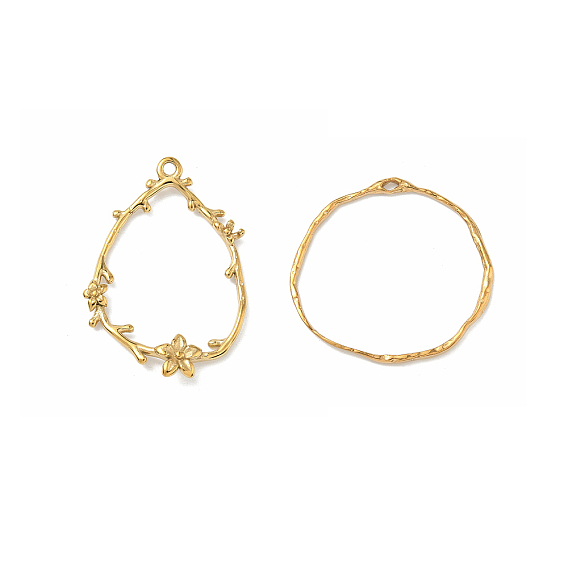 304 подвески из нержавеющей стали, золотые