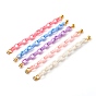 Acrylic Cable Chain Phone Case Chain, Anti-Slip Phone Finger Strap, Phone Grip Holder for DIY Phone Case Decoration, Golden