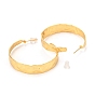 Brass Stud Earrings, Long-Lasting Plated, Ring