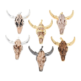 Подвески из смолы, с латунной фурнитурой , поголовье крупного рогатого скота