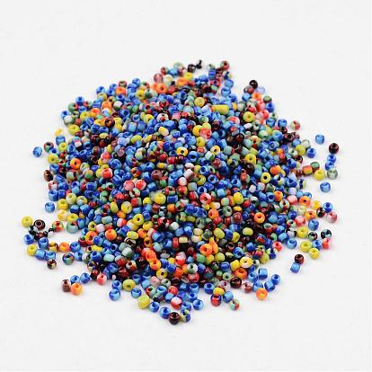 12/0 Opaque Colours Seep Glass Beads, Round Seed Bead
