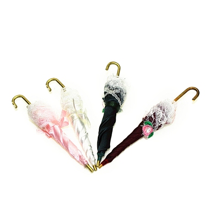 Миниатюрная модель сцены, аксессуары для кукольного домика, мини-зонтик