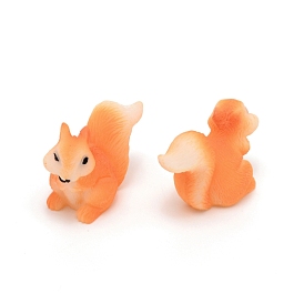 Squirrel Shape Resin Animal Model Ornaments, for Home Outdoor Garden Accessories Display Decoration
