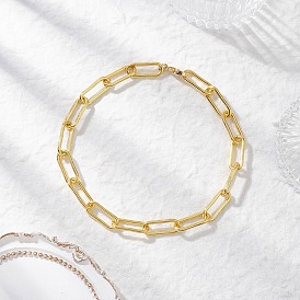 Железные ошейники для животных из цепочки-скрепки