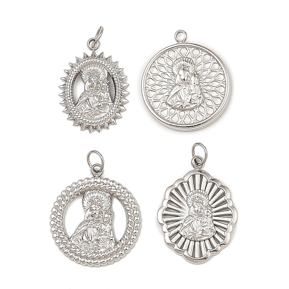 Тема Девы Марии 304 подвески из нержавеющей стали, без кадмия, без никеля и без свинца