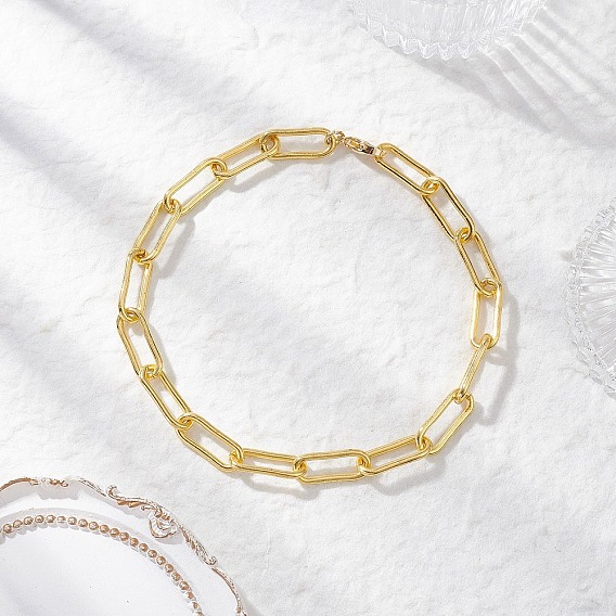 Железные ошейники для животных из цепочки-скрепки